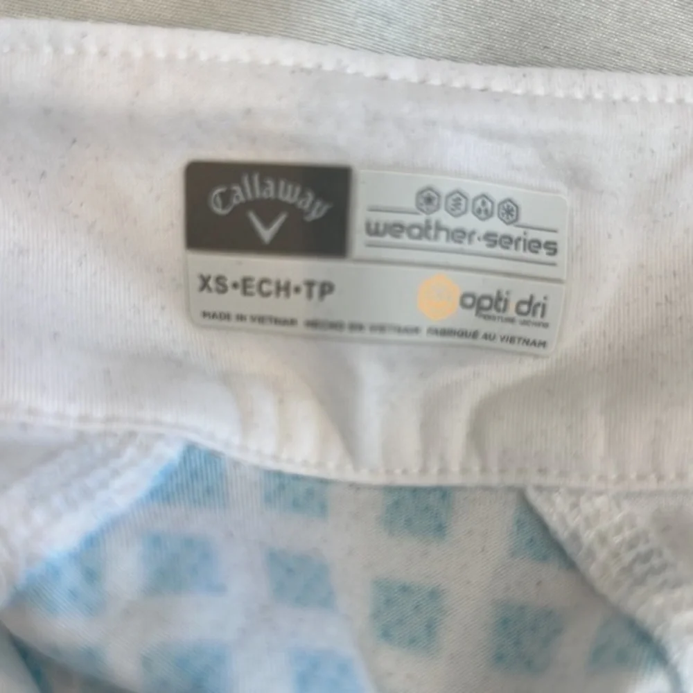 Callaway 1/4 Zip Woman’s Weather Series Size XS Opti-Dri Pull Over Active Top - Picture 5 of 7